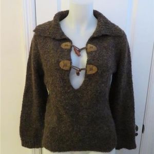 GIESSO BROWN LONG SLEEVE SWEATER SIZE 3/L